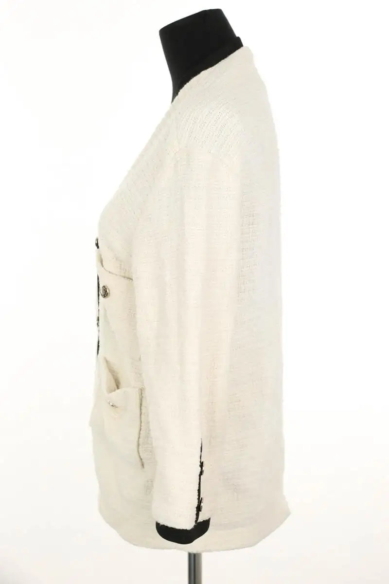 Gilet Maje Beige en Coton