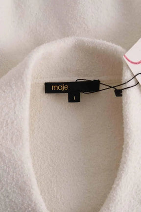 Gilet Maje Blanc en Coton