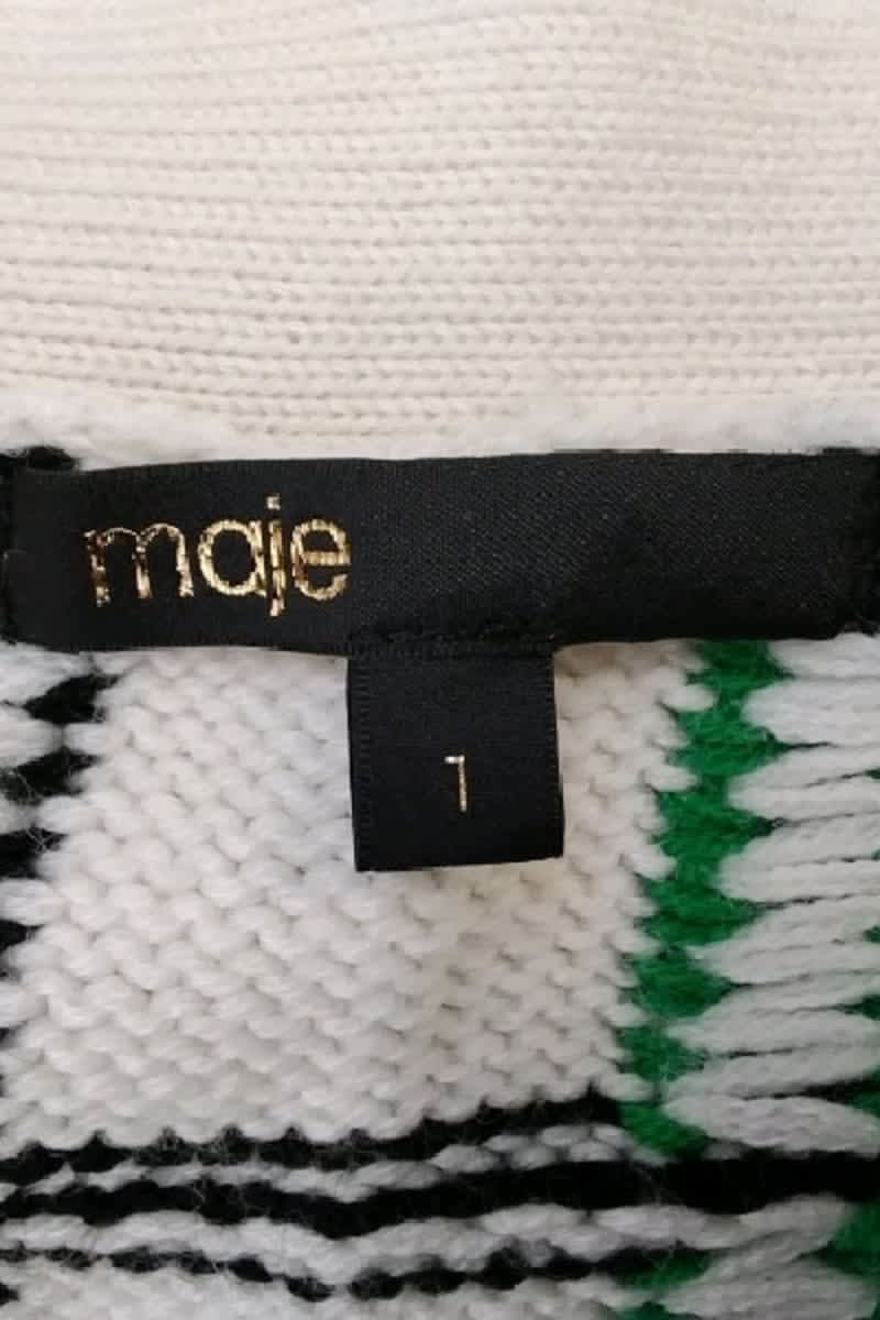 Gilet Maje Blanc en Laine