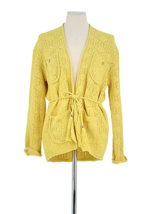 Gilet Maje Jaune en Coton, taille S - Seconde Main