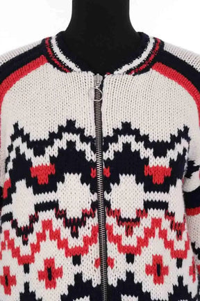 Gilet Maje Marine en Laine