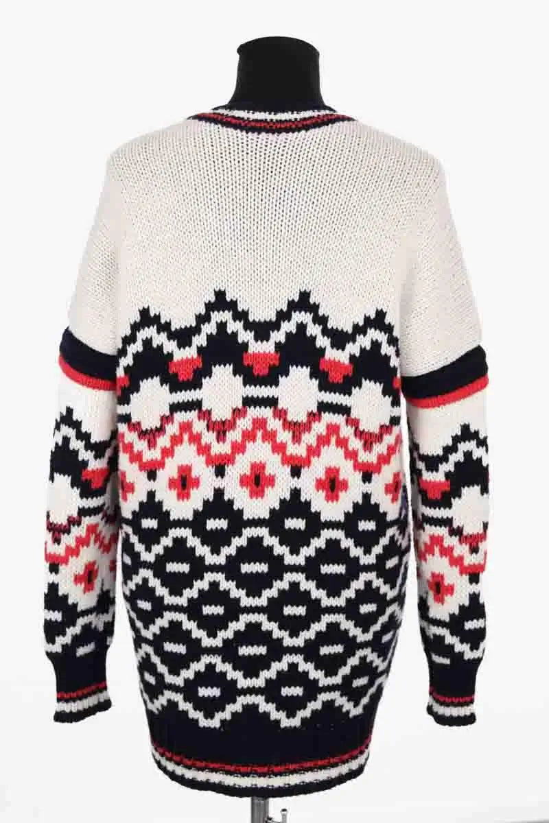 Gilet Maje Marine en Laine