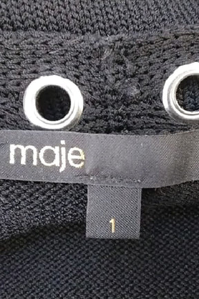 Gilet Maje Noir en Viscose