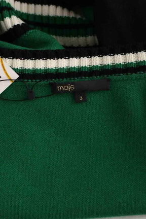 Gilet Maje Vert en Coton