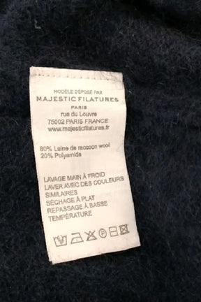 Gilet Majestic Filatures Marine en Laine