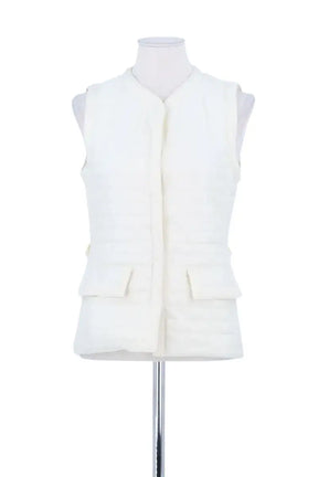 Gilet Max & Moi Beige en Synthétique, taille XS - Seconde Main