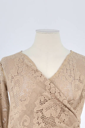 Gilet Mes Demoiselles Beige en Coton