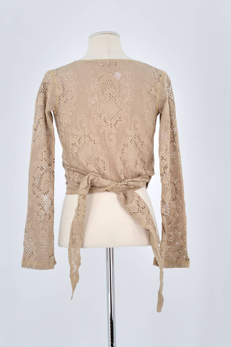 Gilet Mes Demoiselles Beige en Coton