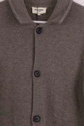 Gilet Octobre Gris en Laine