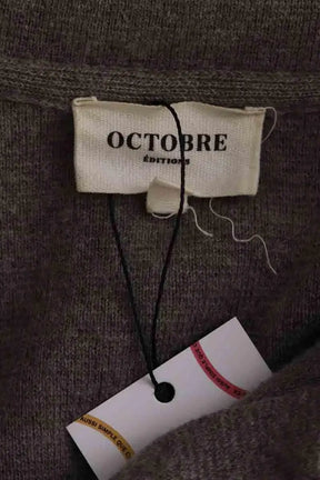 Gilet Octobre Gris en Laine
