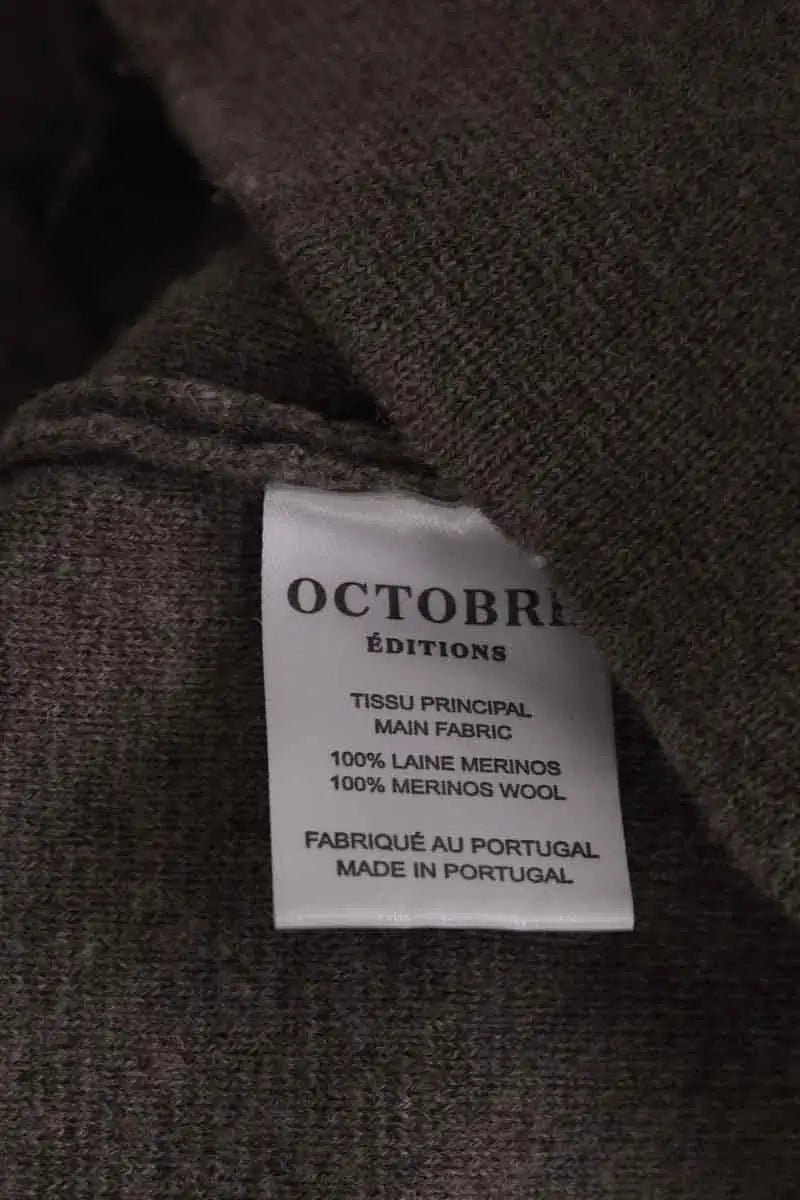 Gilet Octobre Gris en Laine