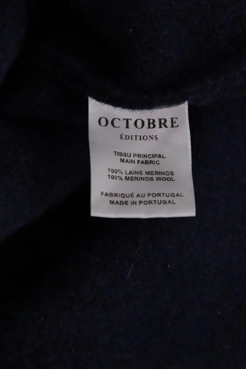 Gilet Octobre Marine en Laine
