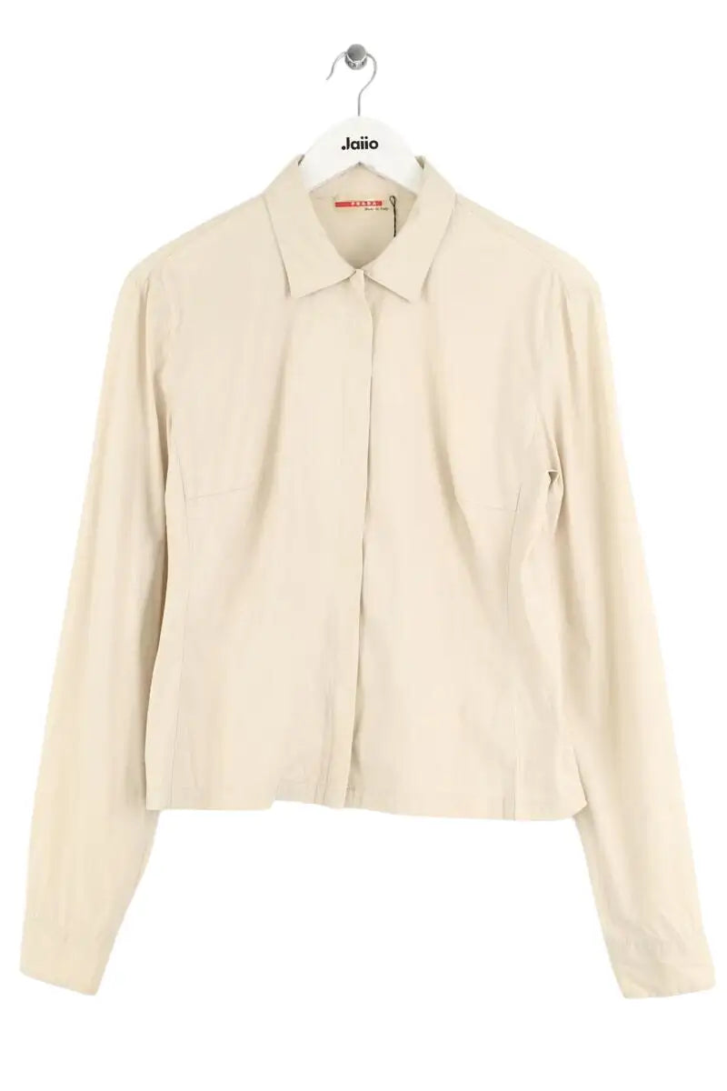 Gilet Prada Beige en Coton, taille L - Seconde Main