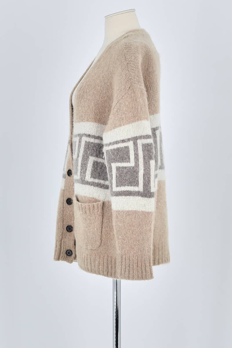 Gilet Rails Beige en Laine