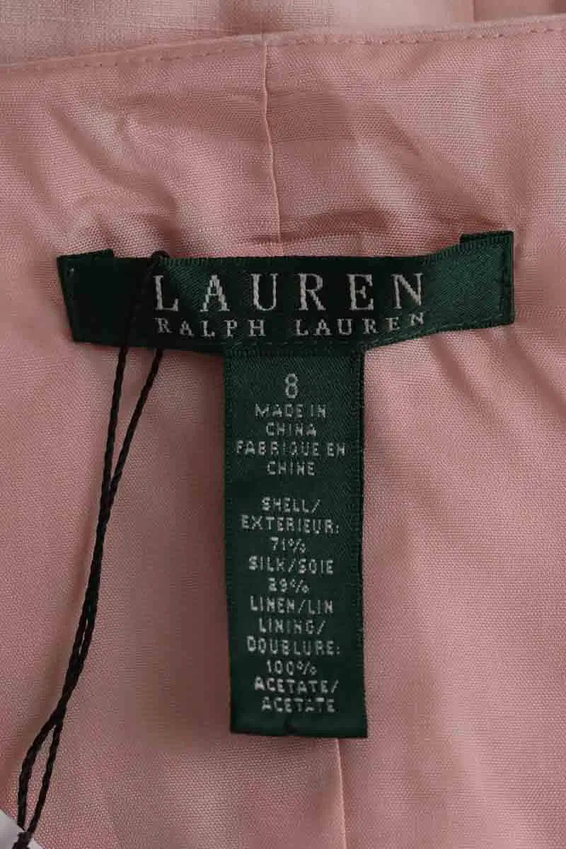 Gilet Ralph Lauren Rose en Soie