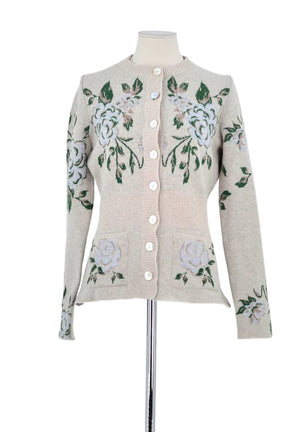 Gilet Rouje Beige en Laine, taille S - Seconde Main