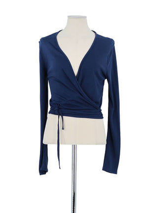 Gilet Rouje Bleu en Viscose, taille M - Seconde Main