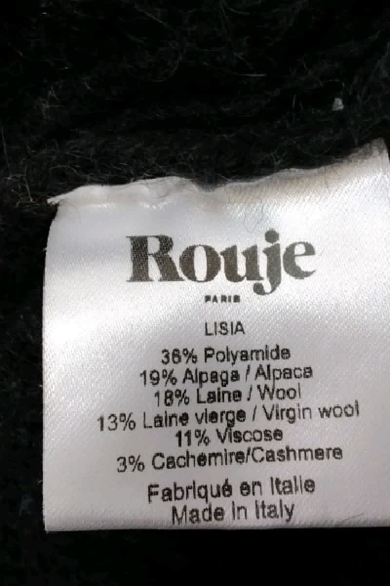 Gilet Rouje Noir en Polyamide