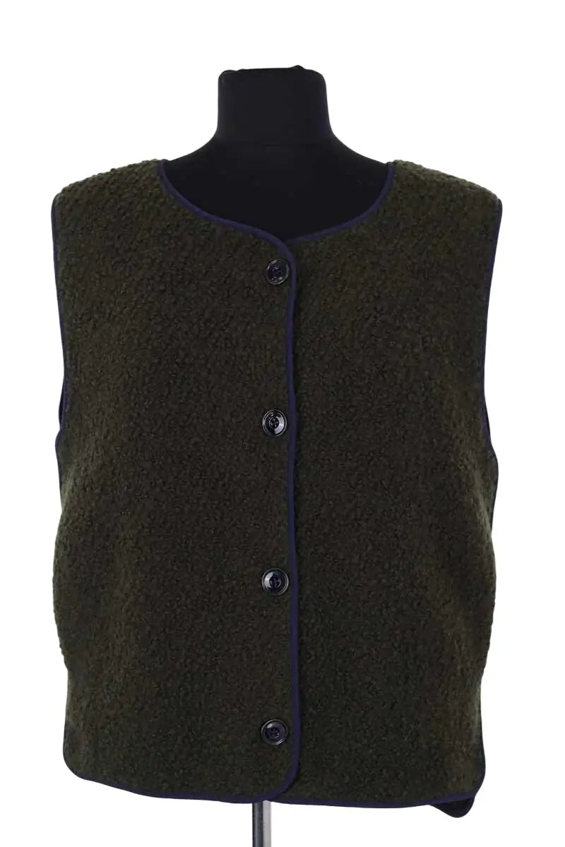 Gilet Sacrécoeur Vert en Laine, taille S - Seconde Main