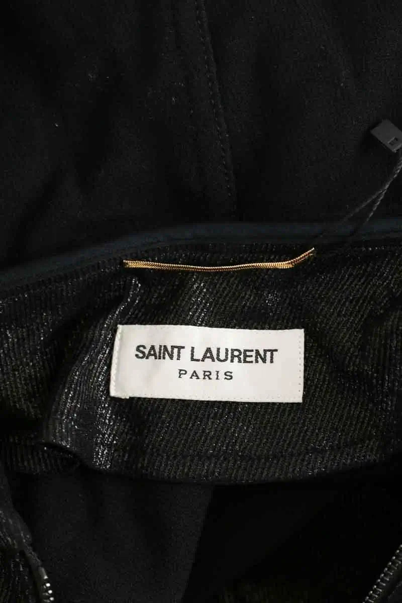 Gilet Saint Laurent Noir en Laine