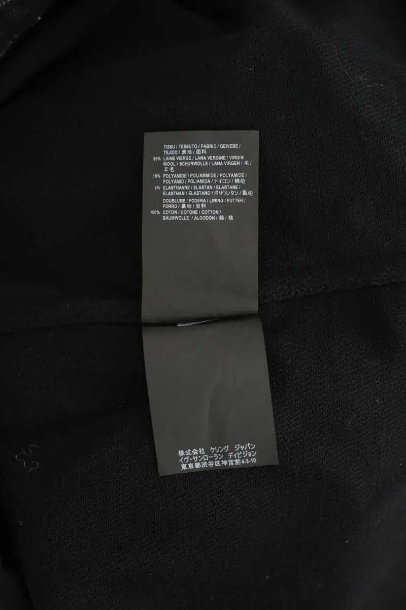 Gilet Saint Laurent Noir en Laine