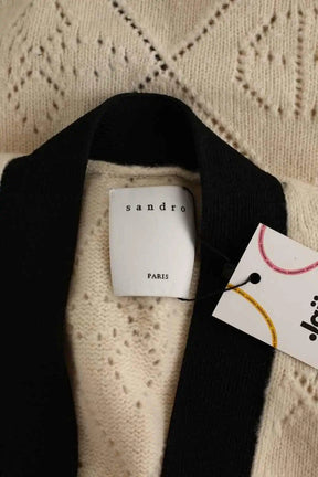 Gilet Sandro Beige en Laine