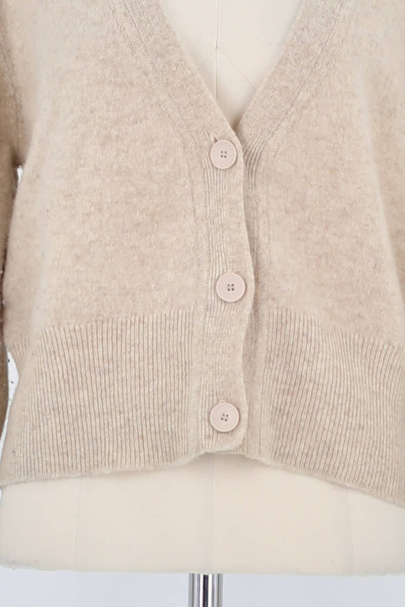 Gilet Sandro Beige en Laine