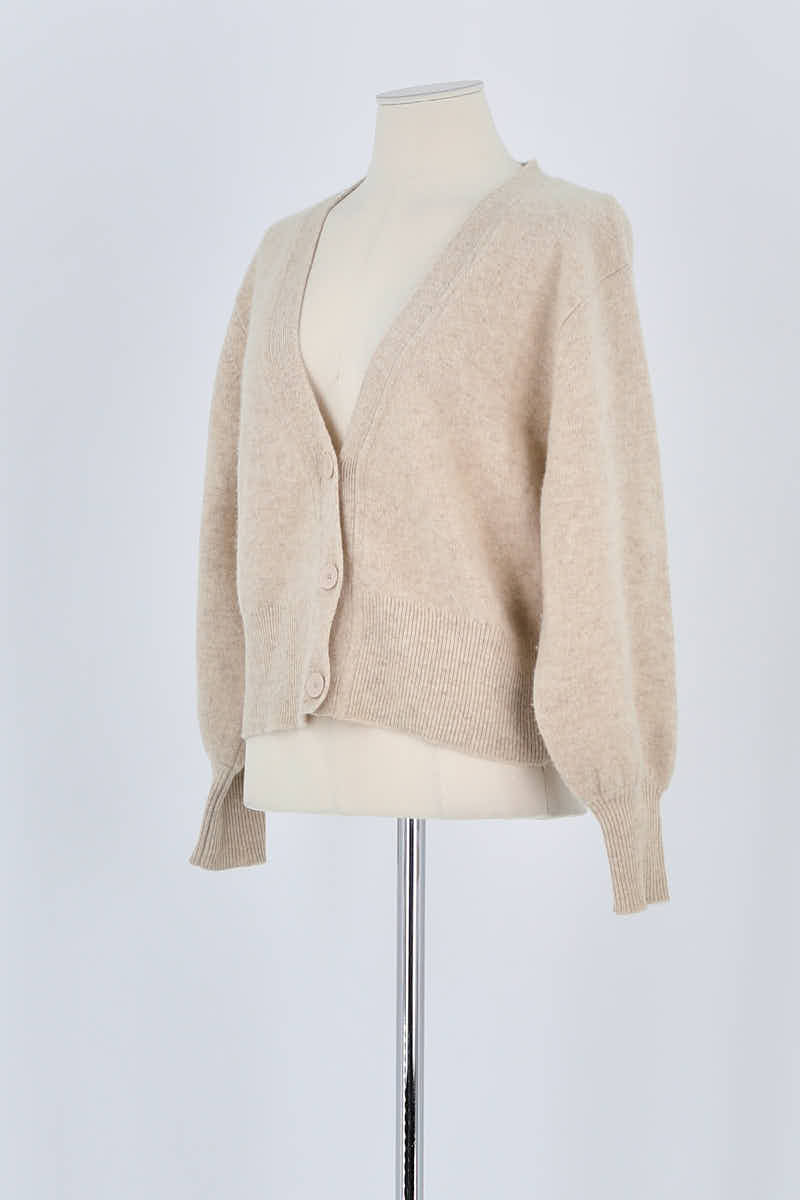 Gilet Sandro Beige en Laine