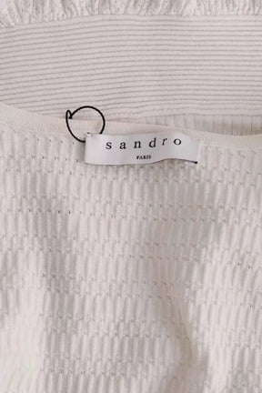 Gilet Sandro Blanc en Synthétique