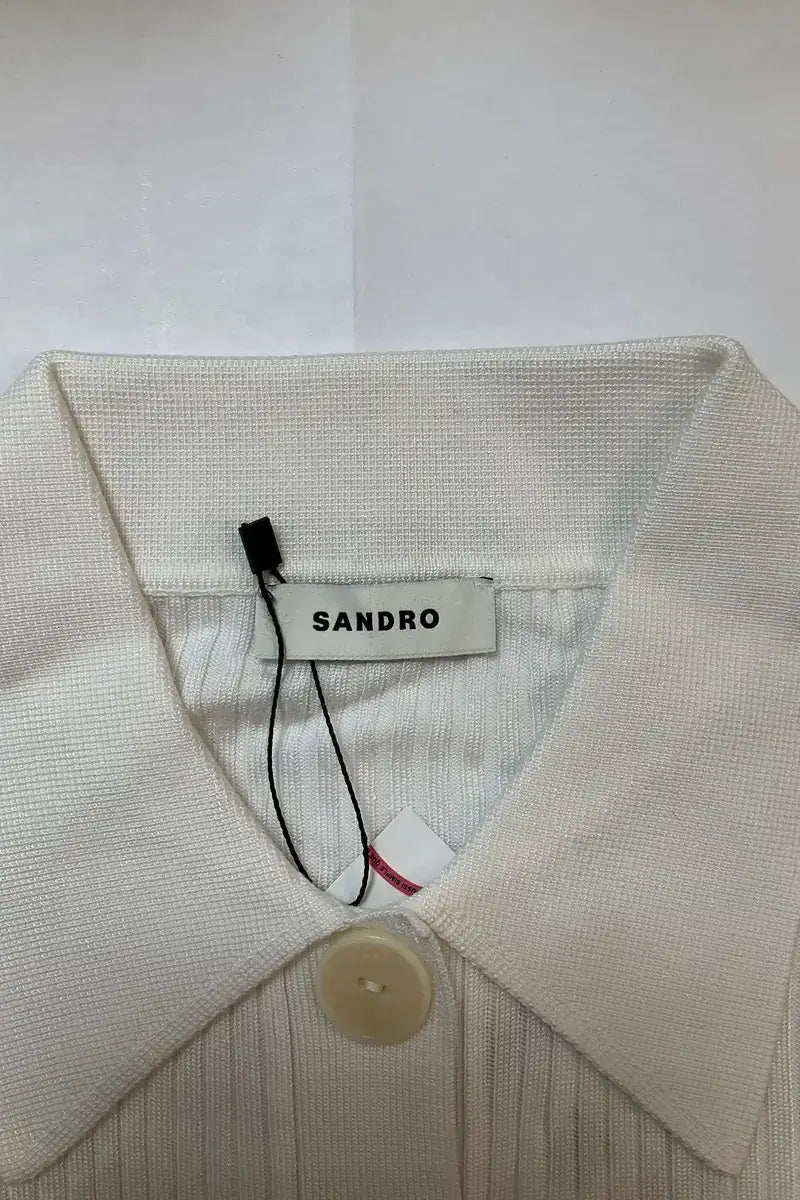 Gilet Sandro Blanc en Synthétique