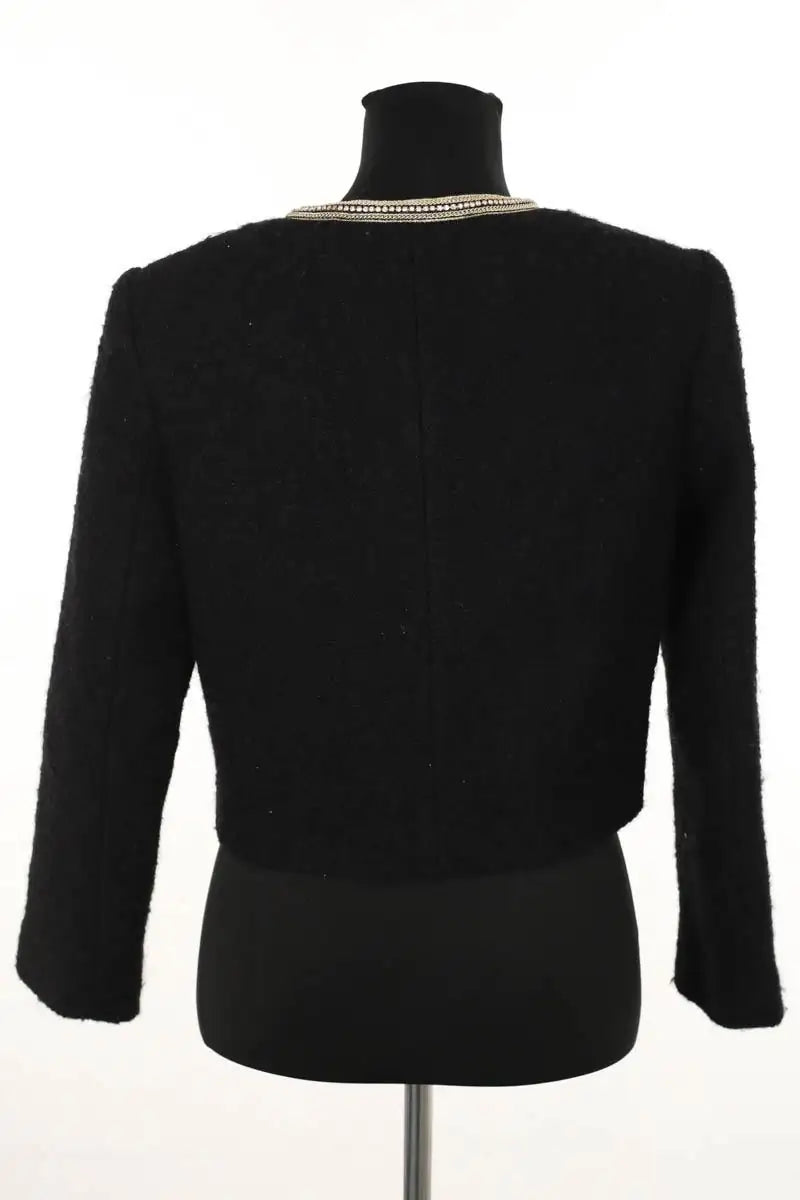 Gilet Sandro Cambridge Noir en Coton