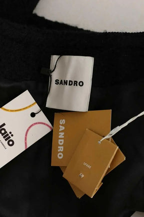 Gilet Sandro Cambridge Noir en Coton