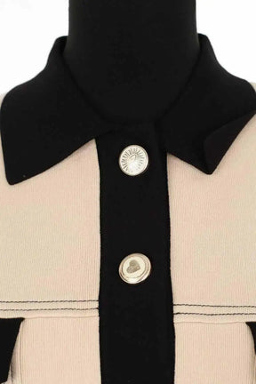 Gilet Sandro Cher Beige en Viscose
