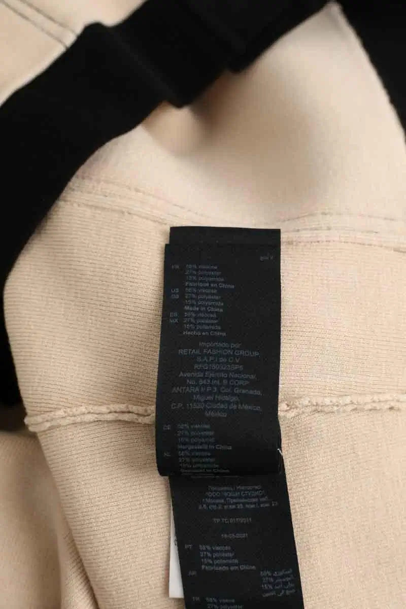 Gilet Sandro Cher Beige en Viscose