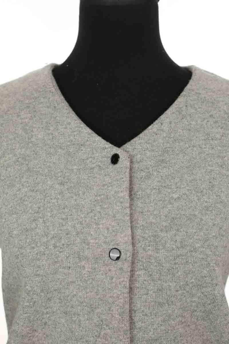 Gilet Sandro Gris en Laine