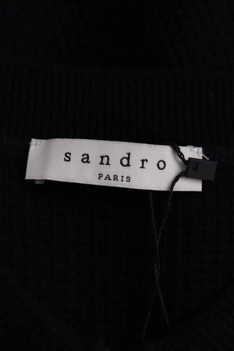 Gilet Sandro Marine en Laine
