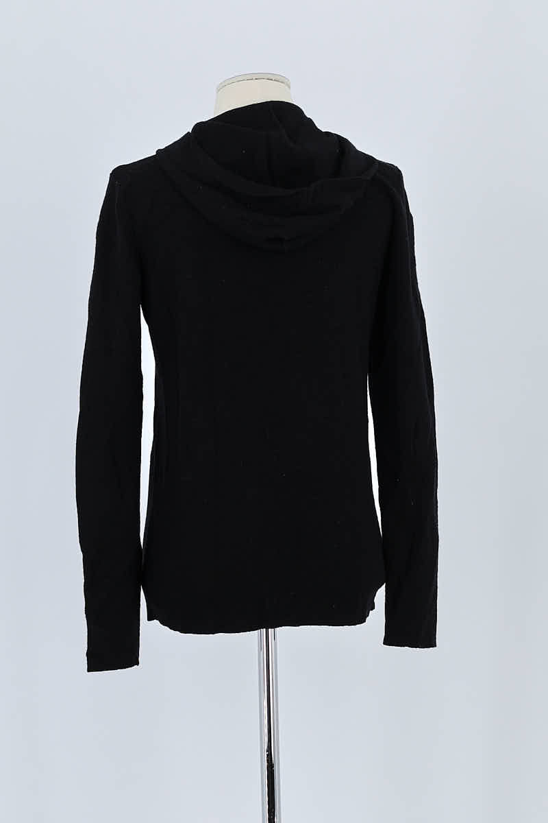 Gilet Sandro Noir en Laine