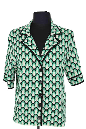 Gilet Sandro Vert en Viscose, taille XS - Seconde Main
