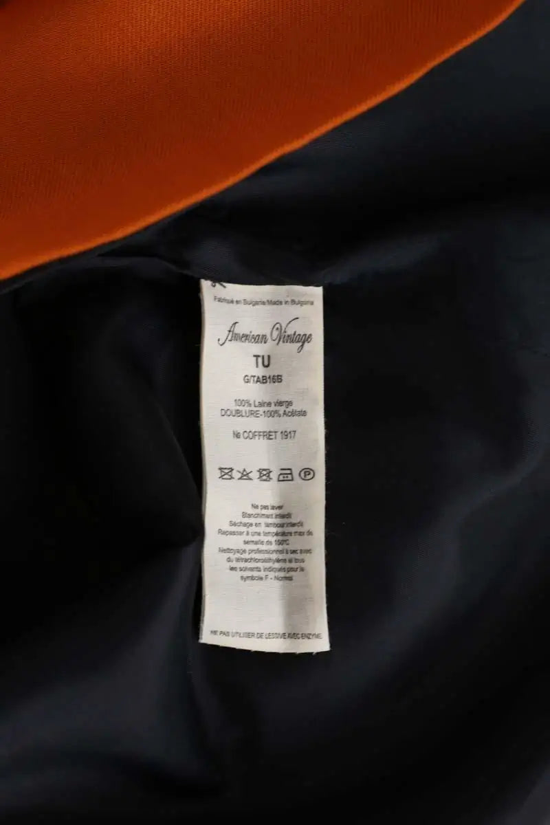 Gilet sans manches American Vintage Orange en Laine