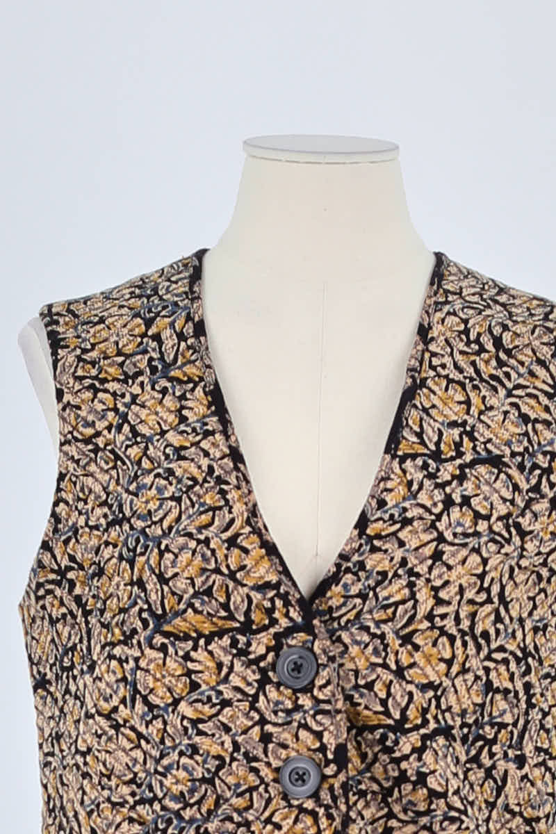 Gilet Sessun Noir en Coton