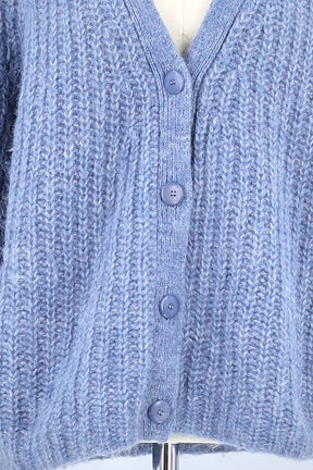 Gilet Sézane Bleu en Polyamide