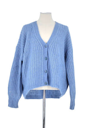 Gilet Sézane Bleu en Polyamide, taille XS - Seconde Main