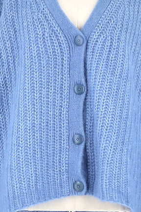 Gilet Sézane Bleu en Polyamide