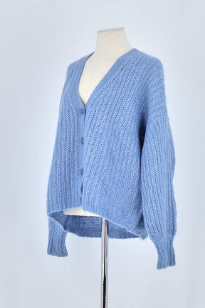 Gilet Sézane Bleu en Polyamide