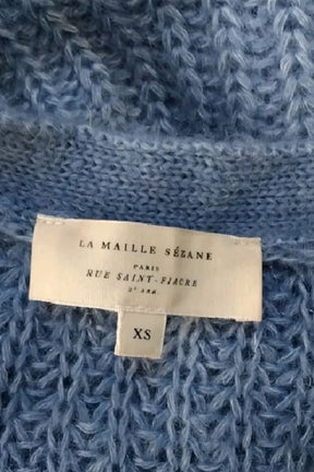 Gilet Sézane Bleu en Polyamide