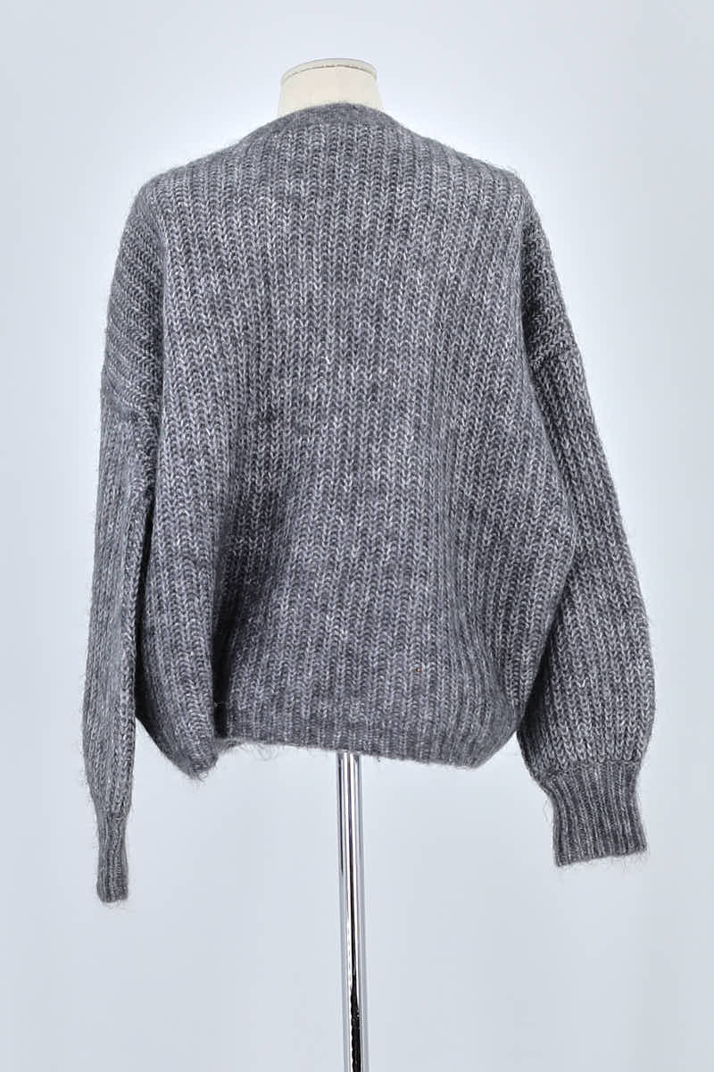 Gilet Sézane Gris en Polyamide