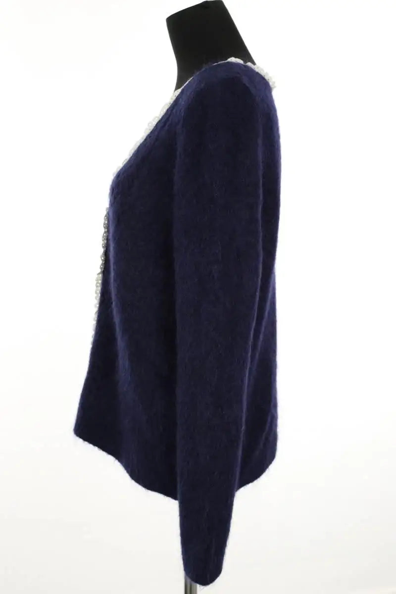 Gilet Sézane Marine en Laine