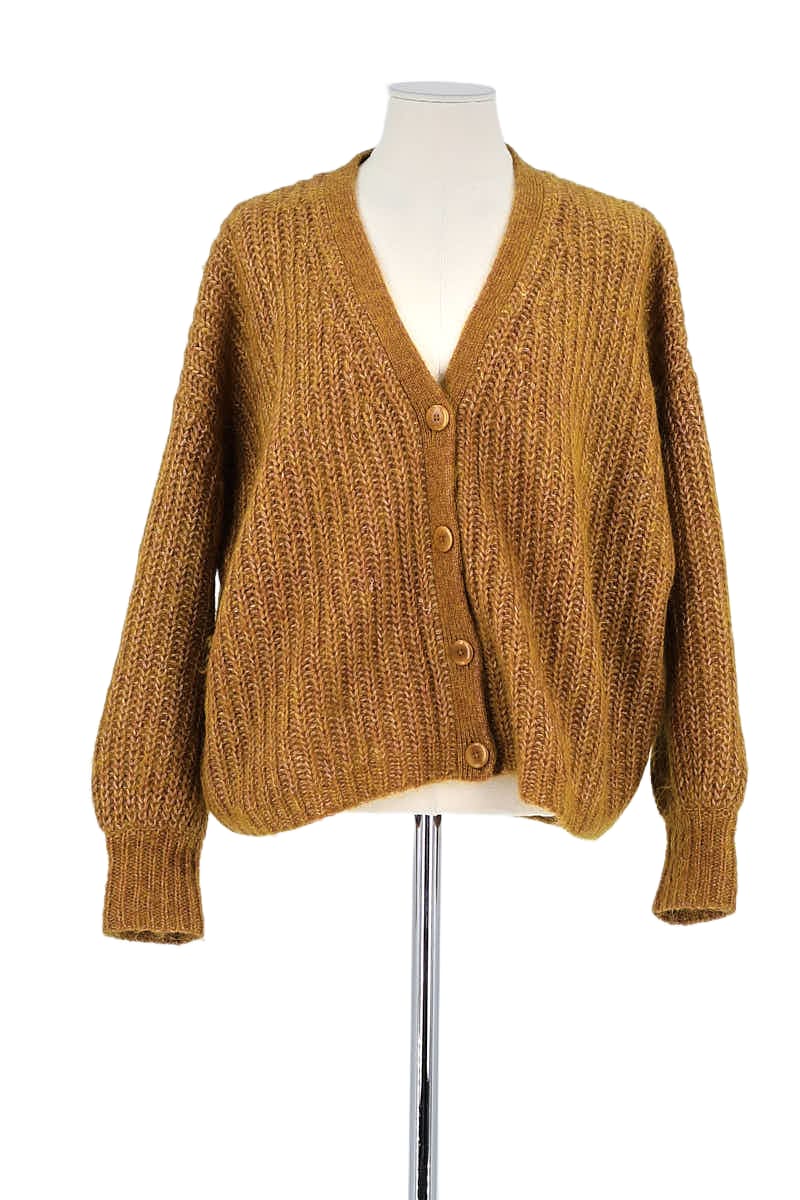 Gilet Sézane Marron en Polyamide, taille XS - Seconde Main