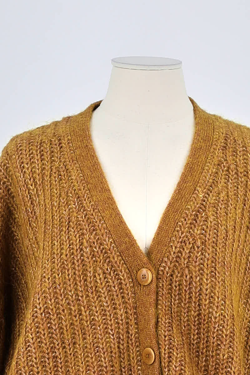 Gilet Sézane Marron en Polyamide