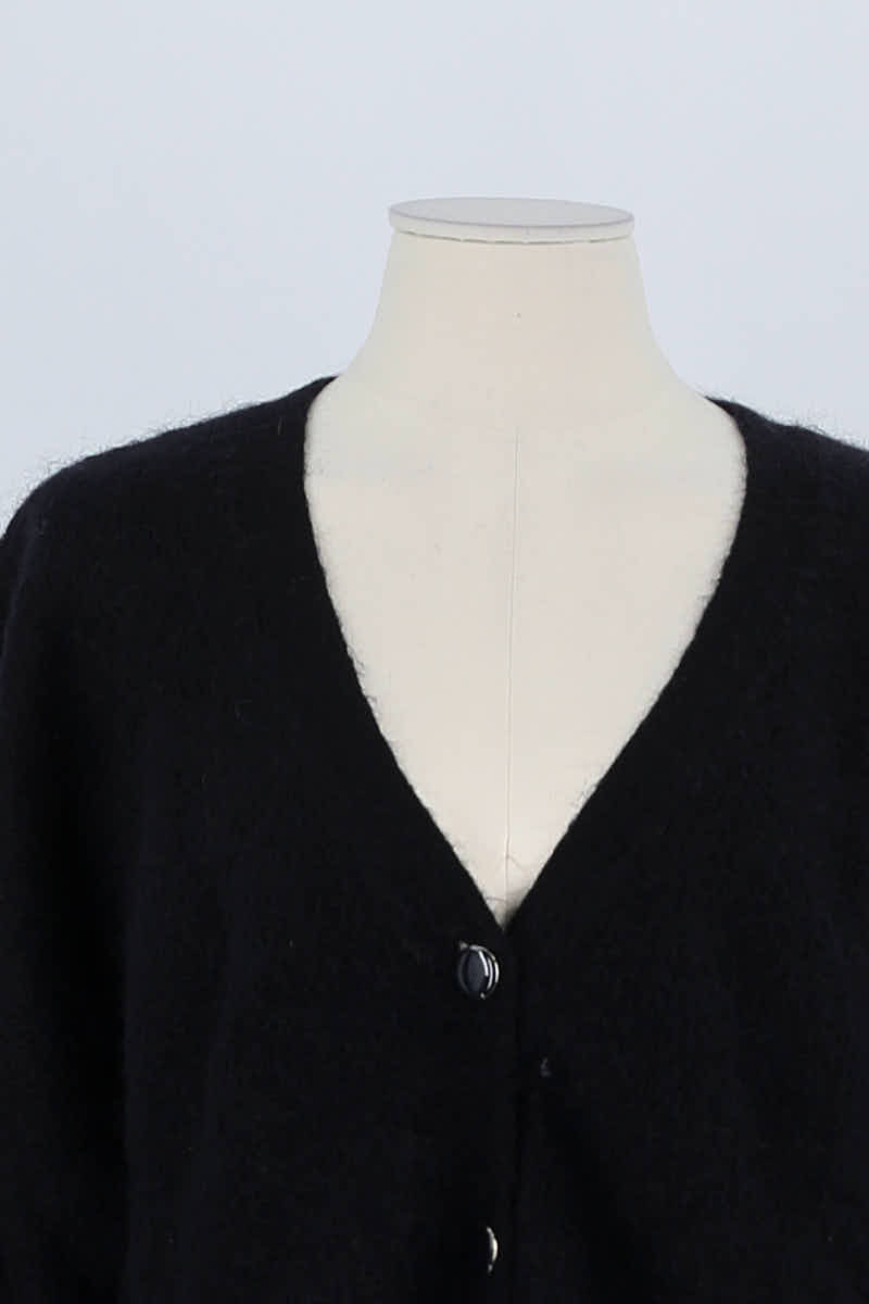 Gilet Sézane Noir en Laine
